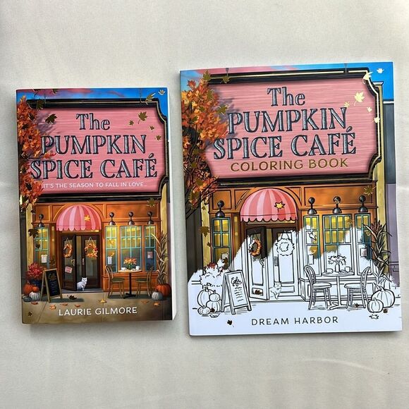 The Pumpkin Spice Café Book and Coloring Book Set - Picture 3 of 11